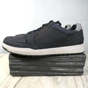 Rockport Men's Bronson Lace to Toe Sneaker 11.5 Navy Nubuck